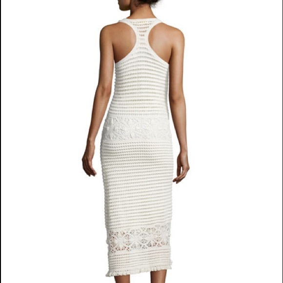 NWT Tory Burch Nerano Crochet Knit Tank Dress - Picture 2 of 8